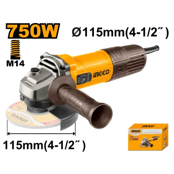 АГОЛНА БРУСИЛКА 750W F115 INGCO AG75028
