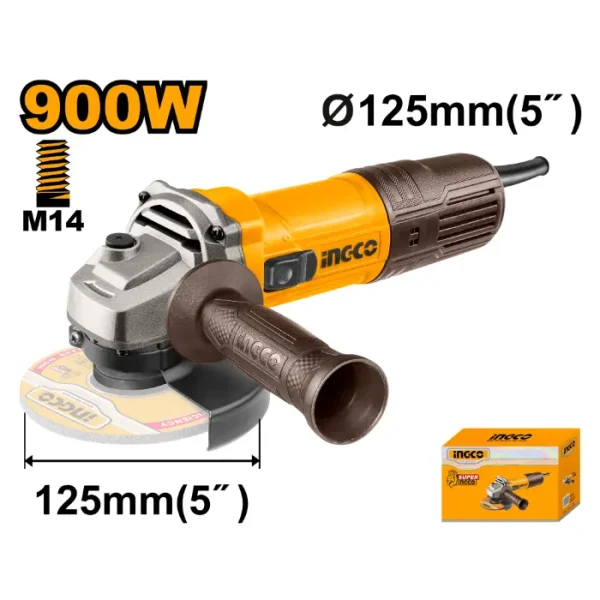 БРУСИЛКА 900W F125 INGCO AG90028
