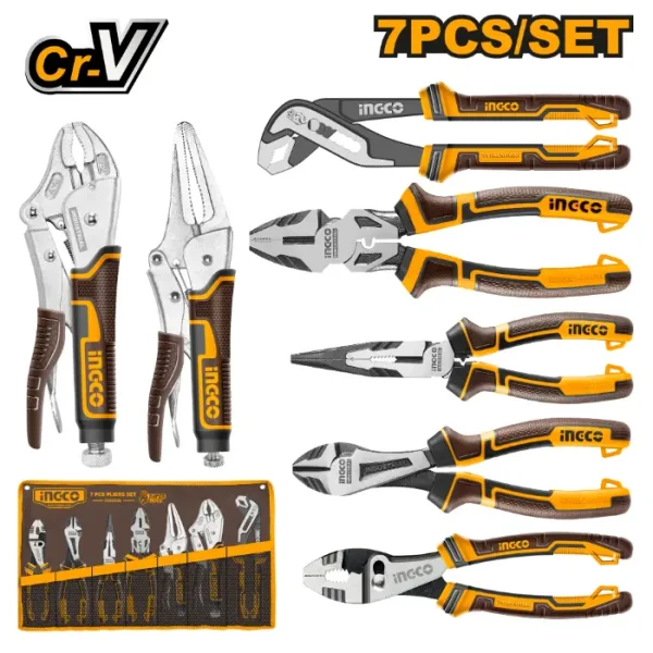 КЛЕШТИ СЕТ INGCO 7/1 COS23036