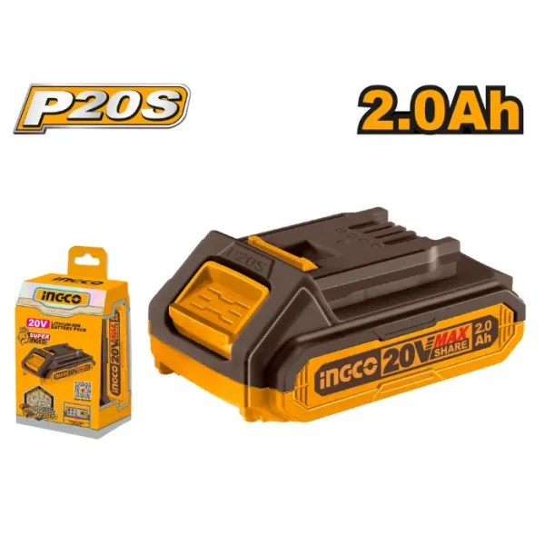 БАТЕРИЈА РЕЗЕРВА LI-ION 20V 2.0Ah INGCO FBLI20011