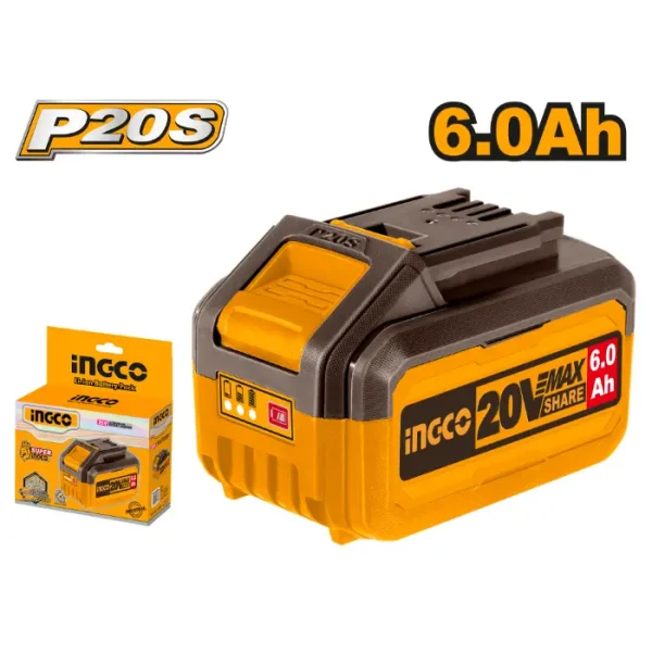БАТЕРИЈА INGCO 20V 6.0Ah - FBLI2060