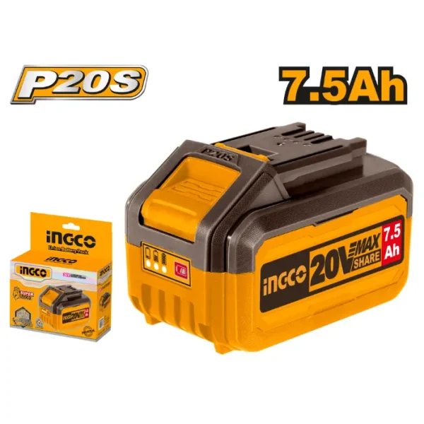 БАТЕРИЈА INGCO 20V 7.5Ah - FBLI2075
