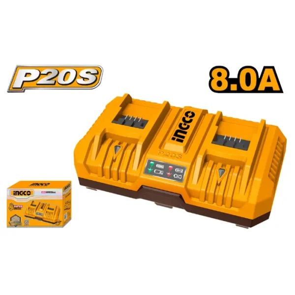 ДУПЛИ ПОЛНАЧ 4A+4A ЗА INGCO 20V БАТЕРИИ INGCO FCLI2082