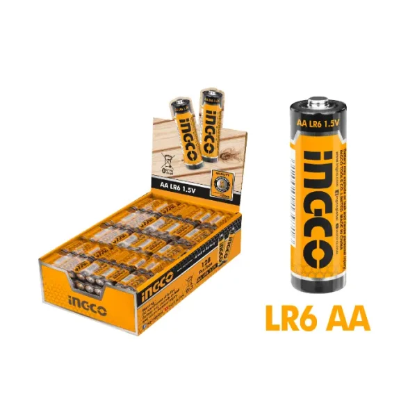 БАТЕРИИ 1.5V AA INGCO 128KOM HAB2A01