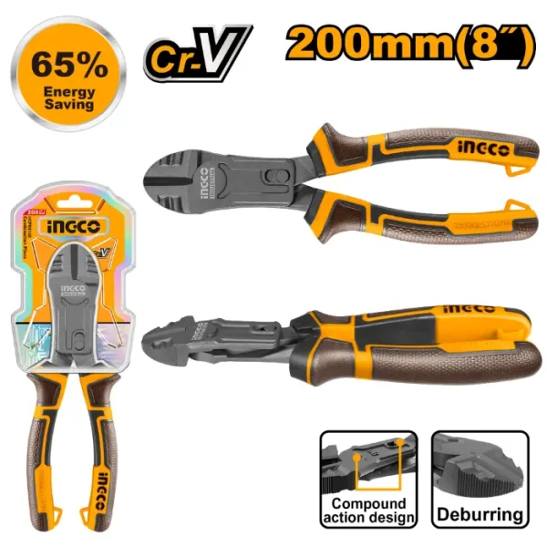 Клешта секачка Cr-v INGCO PRO 200 HCDCP58200