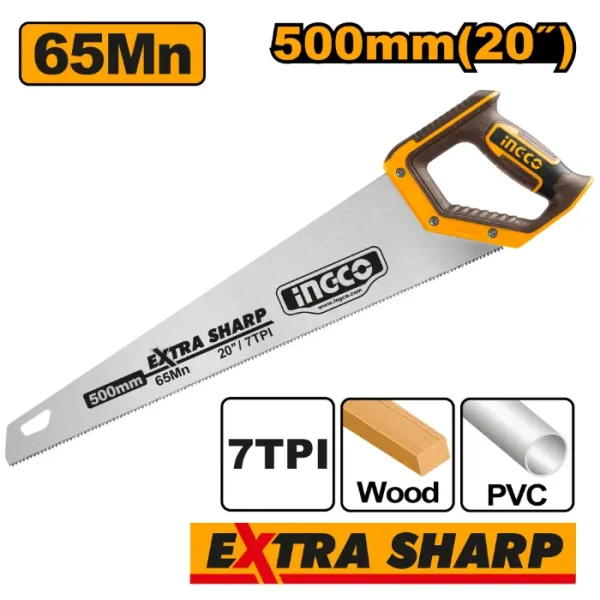 ПИЛА РАЧНА 500mm INGCO HHAS08500