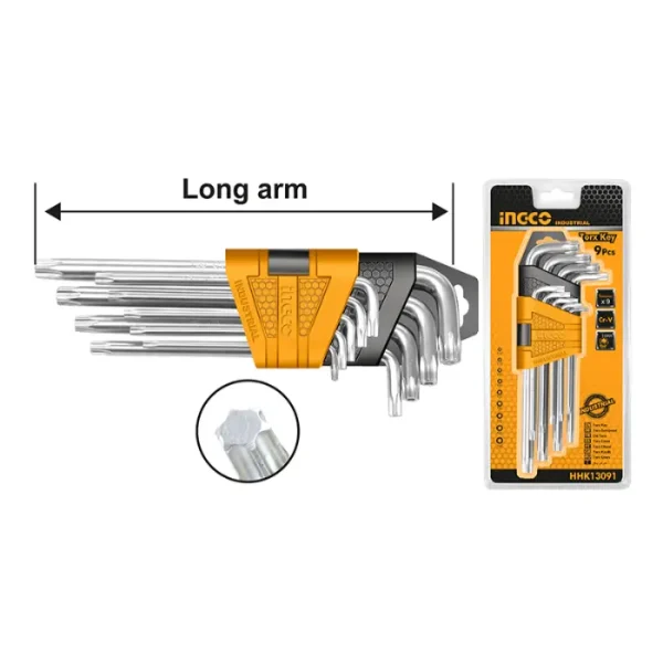 ИНБУС INGCO TORX КРАТКИ 9/1 HHK13091