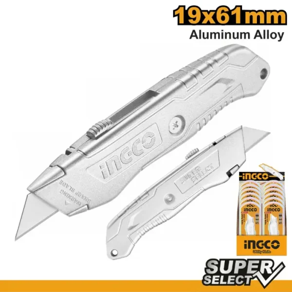 Скалпер INGCO 61x19mm + 6 ножеви HKNS11615
