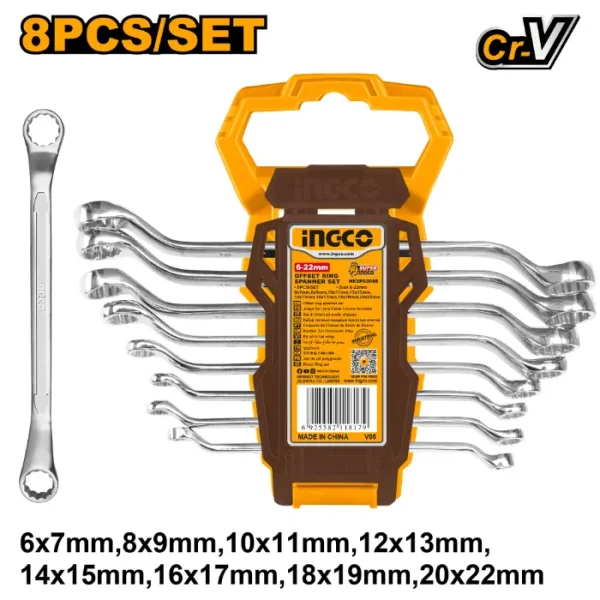 Сет клучеви 8/1 INGCO (O-O) HKSPA3088