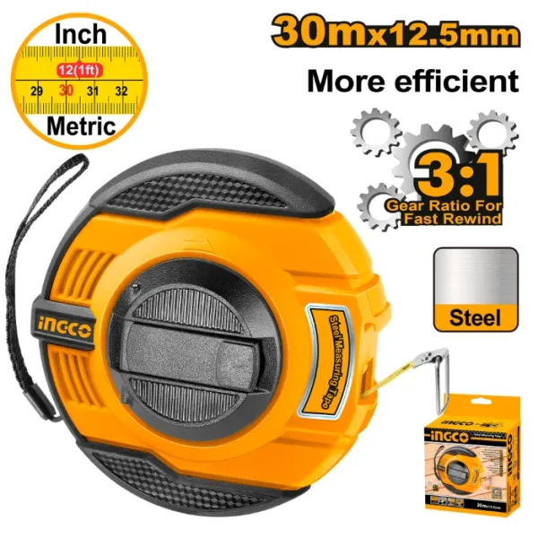 Метална пантлика INGCO 30M HSMT8430