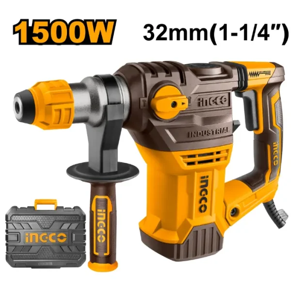 SDS+ 1500W 5.5J УДАРЕН ЧЕКАН ДУПЧАЛКА (ХИЛТА)  INGCO RH150028