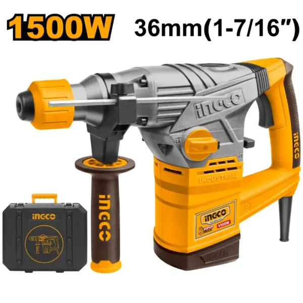 УДАРЕН ЧЕКАН ДУПЧАЛКА SDS+ ХИЛТА INGCO 1500W 5J-RH15008