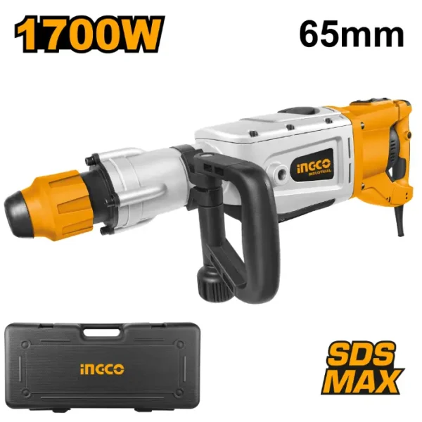 ЕЛЕКТРИЧЕН ЧЕКАН INGCO КРШАЧ РОТИРАЧКИ SDS MAX 1700W 45J-RH17001