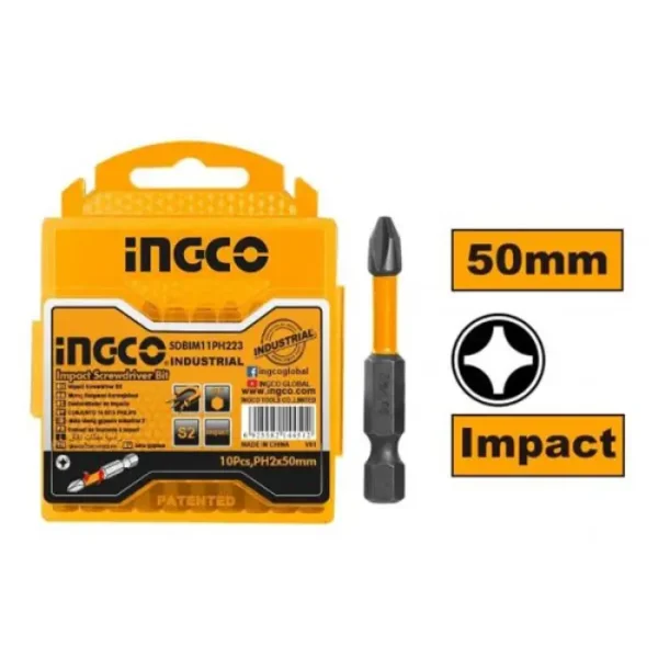 БИТ INGCO ЦРН 50mm 10PCS SDBIM11PH223