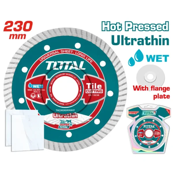 ДИЈАМАНТСКИ ДИСК TOTAL 230mm ТУРБО TAC2132301HT