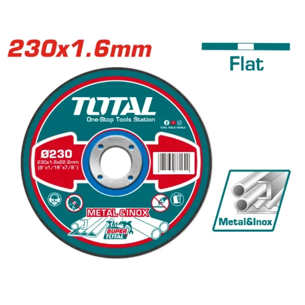 TOTAL КАМЕН ЗА БРУСЕЊЕ 230x1.6mm TAC2162301