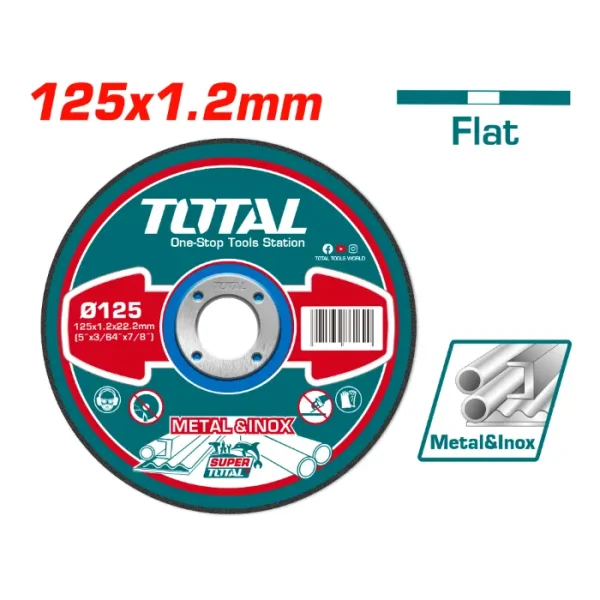 TOTAL КАМЕН ЗА БРУСЕЊЕ 125x1.2mm TAC2211253