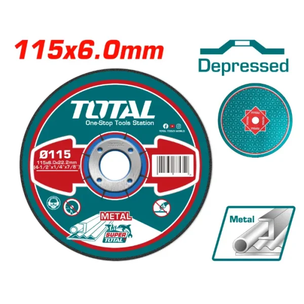 TOTAL КАМЕН БРУСЕЊЕ 115x6.0mm TAC2231151