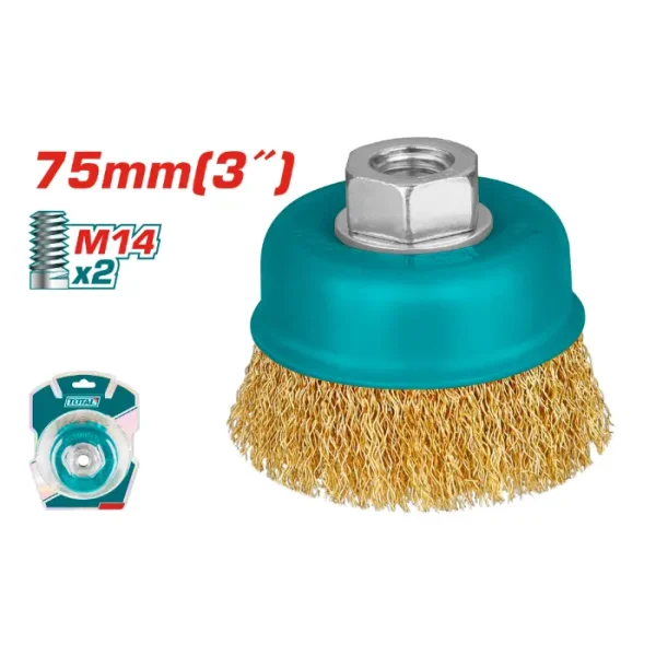 ЧЕТКА МЕСИНГ TOTAL 75mm TAC31031