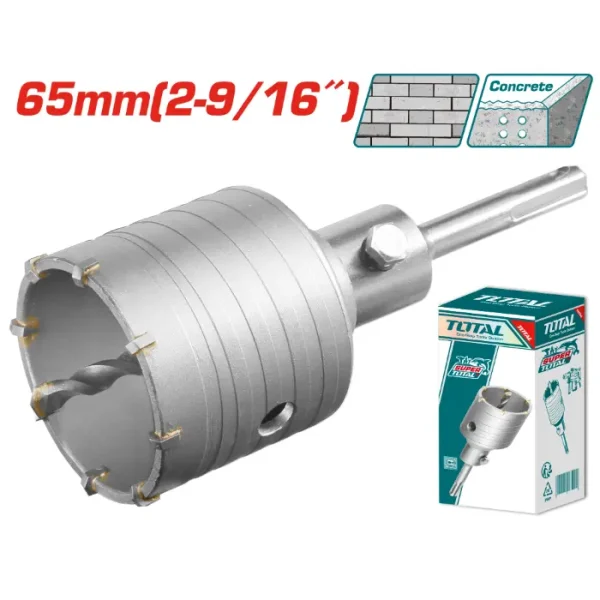 КРУНА ЗА БЕТОН TOTAL 65mm TAC430651