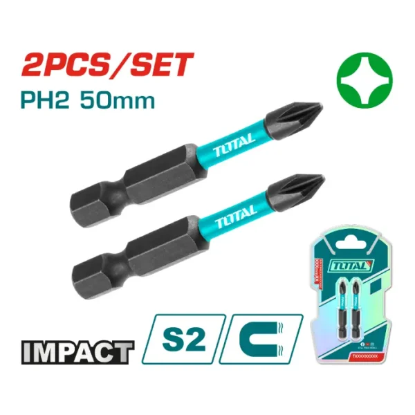 БИТ TOTAL ЦРН 50mm 2PCS TACIM71PH250