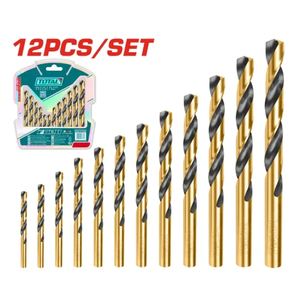СЕТ БУРГИИ ЗА МЕТАЛ 12/1 TOTAL TACSD0125