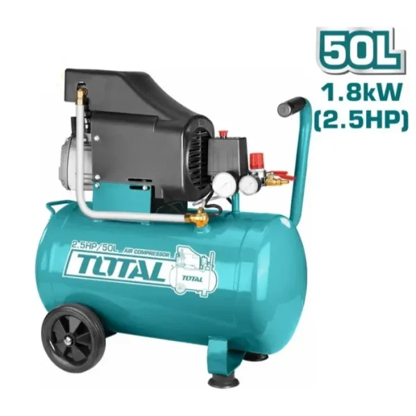 МАСЛЕН КОМПРЕСОР 50L 1.8KW TOTAL TC1255011/06