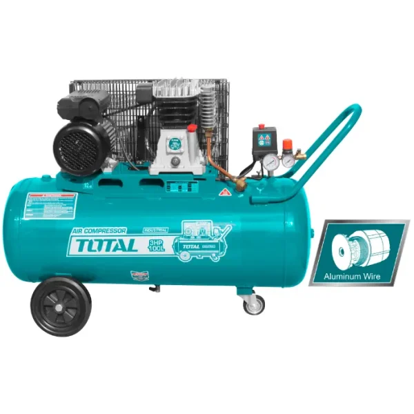 МАСЛЕН КОМПРЕСОР 2.2Kw 100L TOTAL TC1301006
