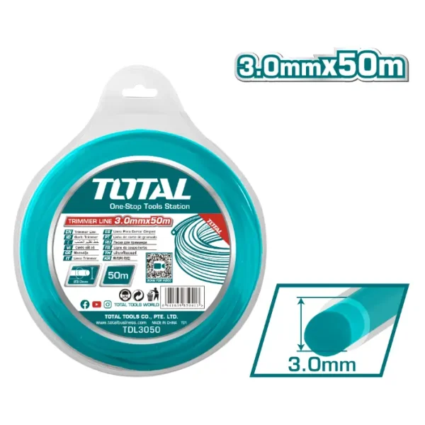 КОНЕЦ ЗА ТРИМЕР TOTAL ПРОФИ 3mm*50M - TDL3050
