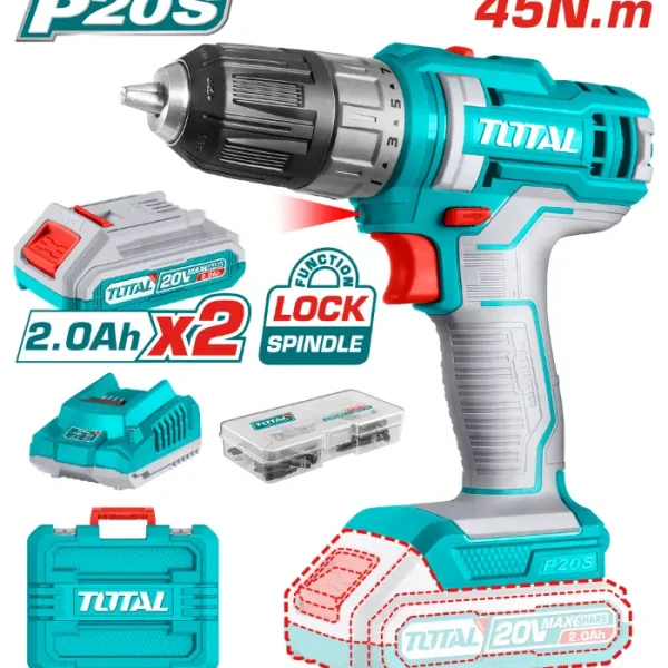 ШТРАФИЛИЦА 45Nm 20V 2x2.0Ah TOTAL TDLI200528