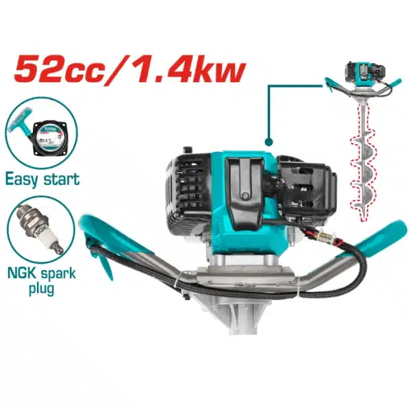 ДУПЧАЧЛКА СВРДЕЛ ЗА ЗЕМЈА TOTAL 1.4KW F150 TEA55221-1