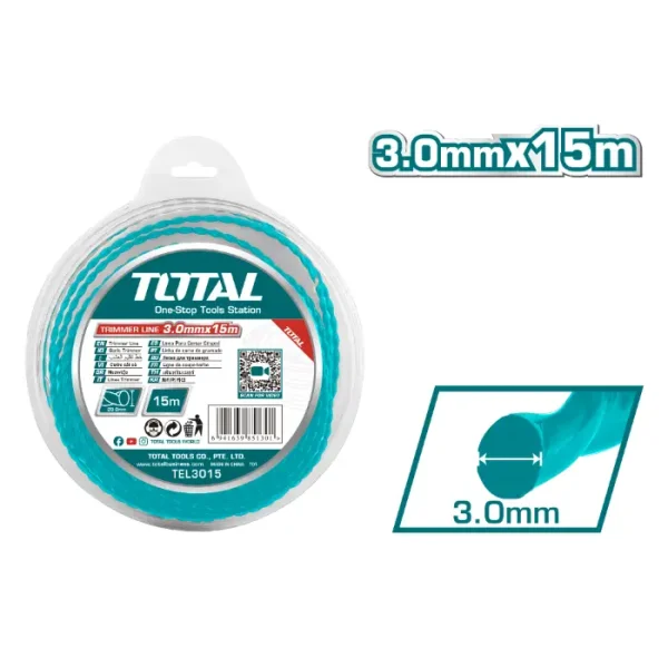 КОНЕЦ ЗА ТРИМЕР TOTAL СПИРАЛ 3mm*15M - TEL3015