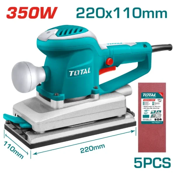 ВИБРАЦИОНА БРУСИЛКА 350W TOTAL TF1302206
