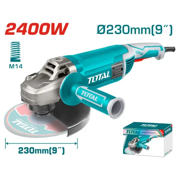 ЕЛЕКТРИЧНА БРУСИЛКА 2400W 230mm TOTAL TG1252306