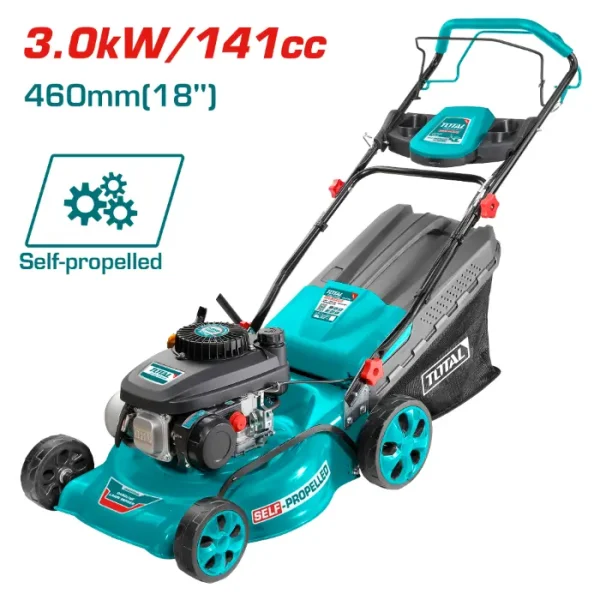 КОСИЛКА TOTAL БЕНЗИН 3KW 133CC САМООДНA TGT141182