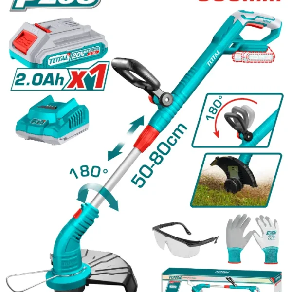 ТРИМЕР TOTAL 20V 1x2.0Ah TGTLI20301