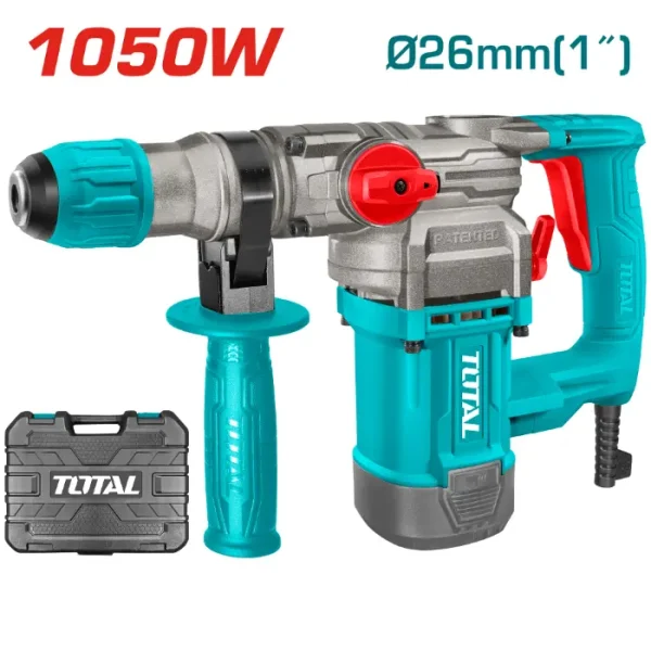 УДАРЕН ЧЕКАН ДУПЧАЛКА ХИЛТА SDS+ TOTAL 1050W 5J TH110266