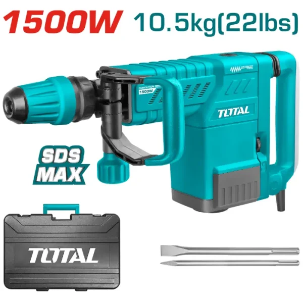 ЕЛЕКТРИЧЕН КРШАЧ SDS MAX 1500W 25J TOTAL TH215002
