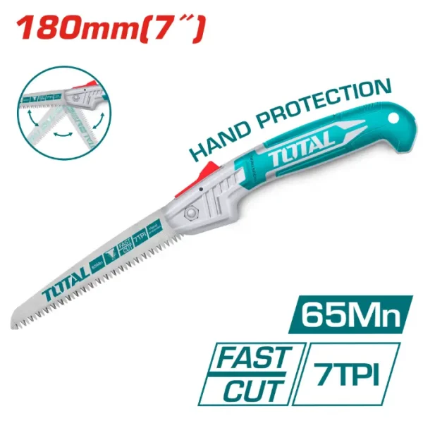 РАЧНА ПИЛА НА ПРЕКЛОП 180mm TOTAL THFSV18026