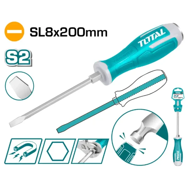 ШТРАФЦИГЕР TOTAL SL8x200mm СО УДАР THGS82006