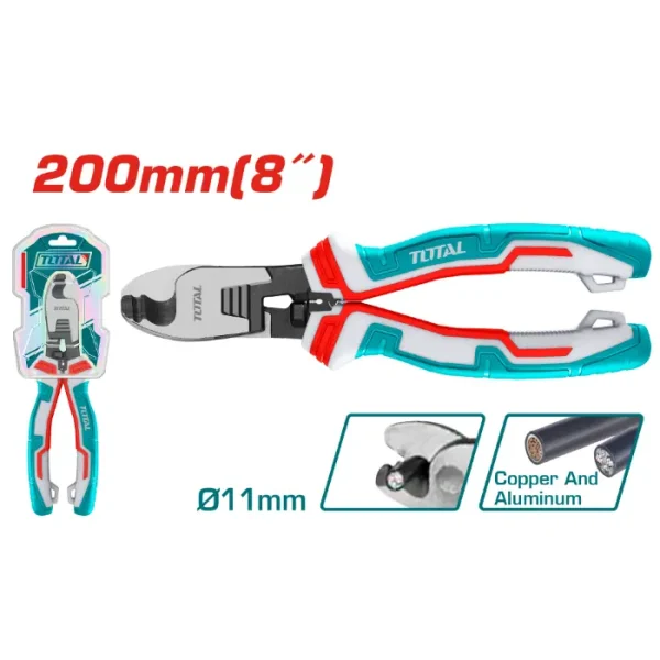 КЛЕШТИ ЗА СЕЧЕЊЕ КАБЕЛ ЕЛЕКТРИЧАРСКИ TOTAL - THT11581