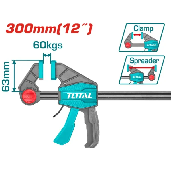 БРЗА СТОЛАРСКА СТЕГА 300mm 60Kg TOTAL THT1340602