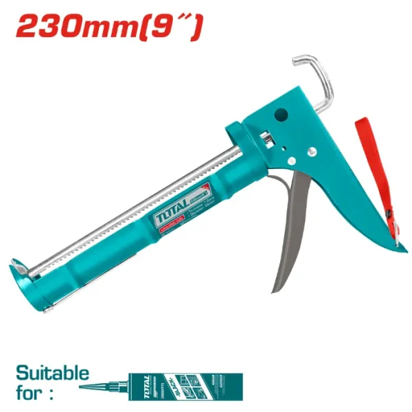 ПИШТОЛ ЗА СИЛИКОН TOTAL 9" 230mm THT20409