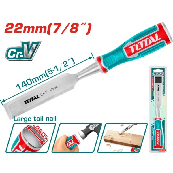 ДЛЕТО ЗА ДРВО TOTAL 22mm THT41226
