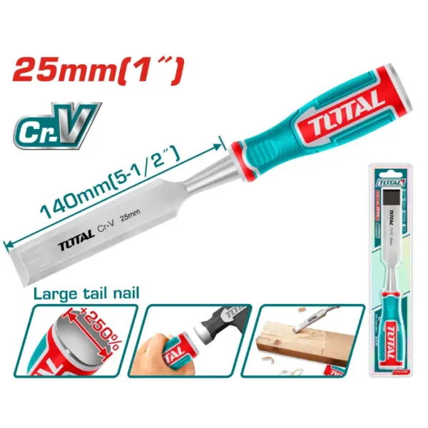ДЛЕТО ЗА ДРВО TOTAL 25mm THT41256