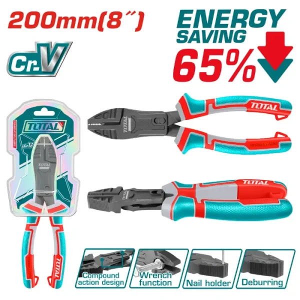 КЛЕШТА КАБЕЛ TOTAL ПРО 200mm - THTC510806