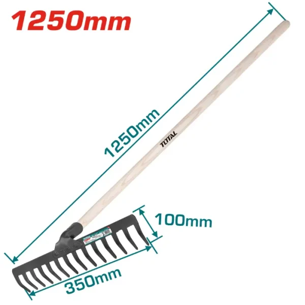 ГРЕБЛО TOTAL СО РАЧКА 350mm THTHV0204