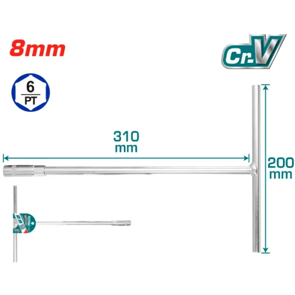 Т-КЛУЧ 8mm TOTAL THTSV0806