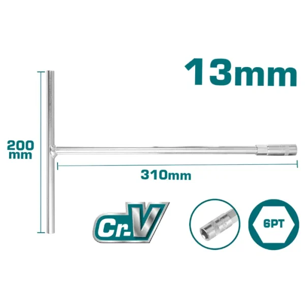 Т-КЛУЧ 13mm TOTAL THTSV1306