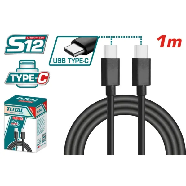 КАБЕЛ USB-C 1m TOTAL TIUCC02